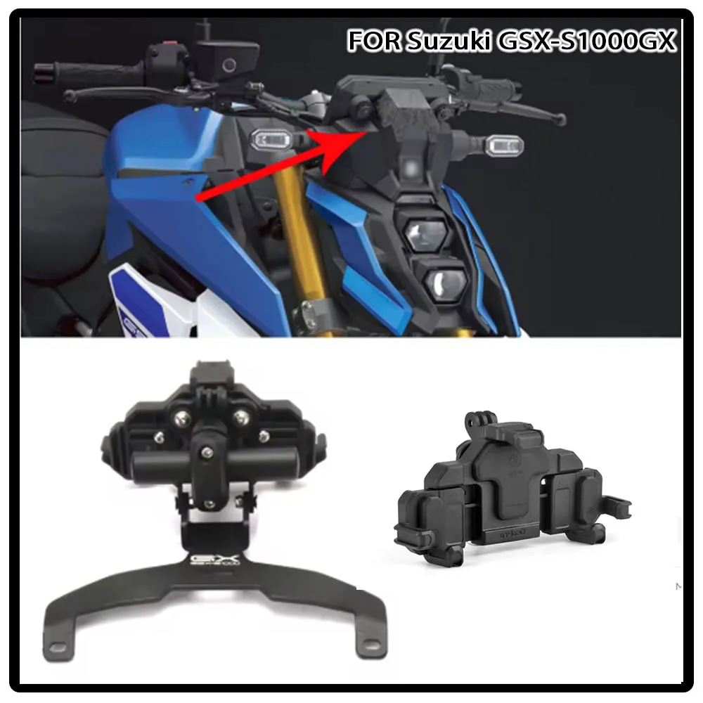 

New Motorcycle Accessories Navigation Bracket Holder CNC FOR Suzuki GSX-S1000GX GSX-S1000GX 2024 Mobile Phone Navigation phone