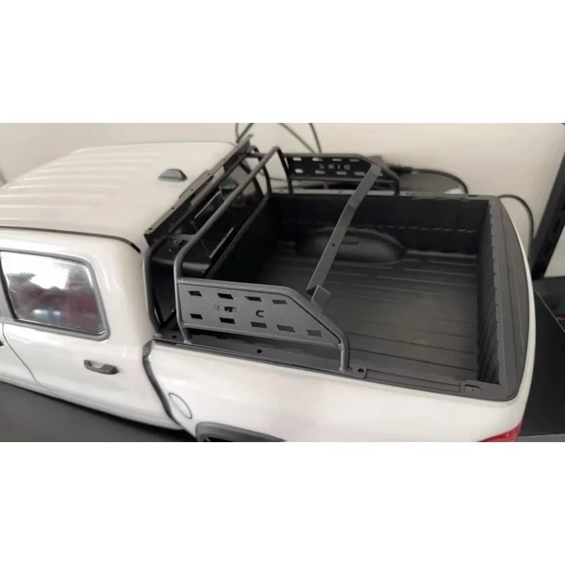 

For 1/8 KM RAPTOR F150 RC Crawler Rear Metal Roll Bar Cage Rear Rack Upgrade OP Part for KM F150 RC Crawler Accessories