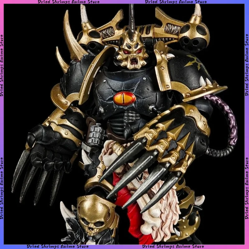 JOYTOY Warhammer 40k Chaos Space Marines Legión Negra elegido figura de acción militar articulada modelo Kit niño juguete regalo exquisito