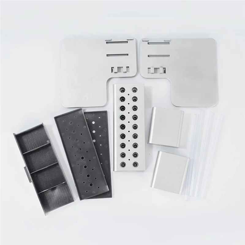 

ABXF-Screwdriver Storage Rack Holder Multifunctional Organizer RC Repair Tools Kit Desktop Stand For Hex Screw Driver