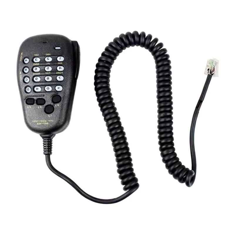 Microfone com Alto-falante DTMF MH-48A6J para Rádio Móvel de Carro, Compatível com YAESU FT-8800R FT-8900R FT-7900R FT-7800R