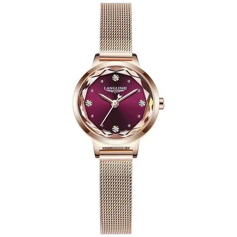 Montre femme étanche mode nouvelle tendance simple et compacte tempérament montre à quartz