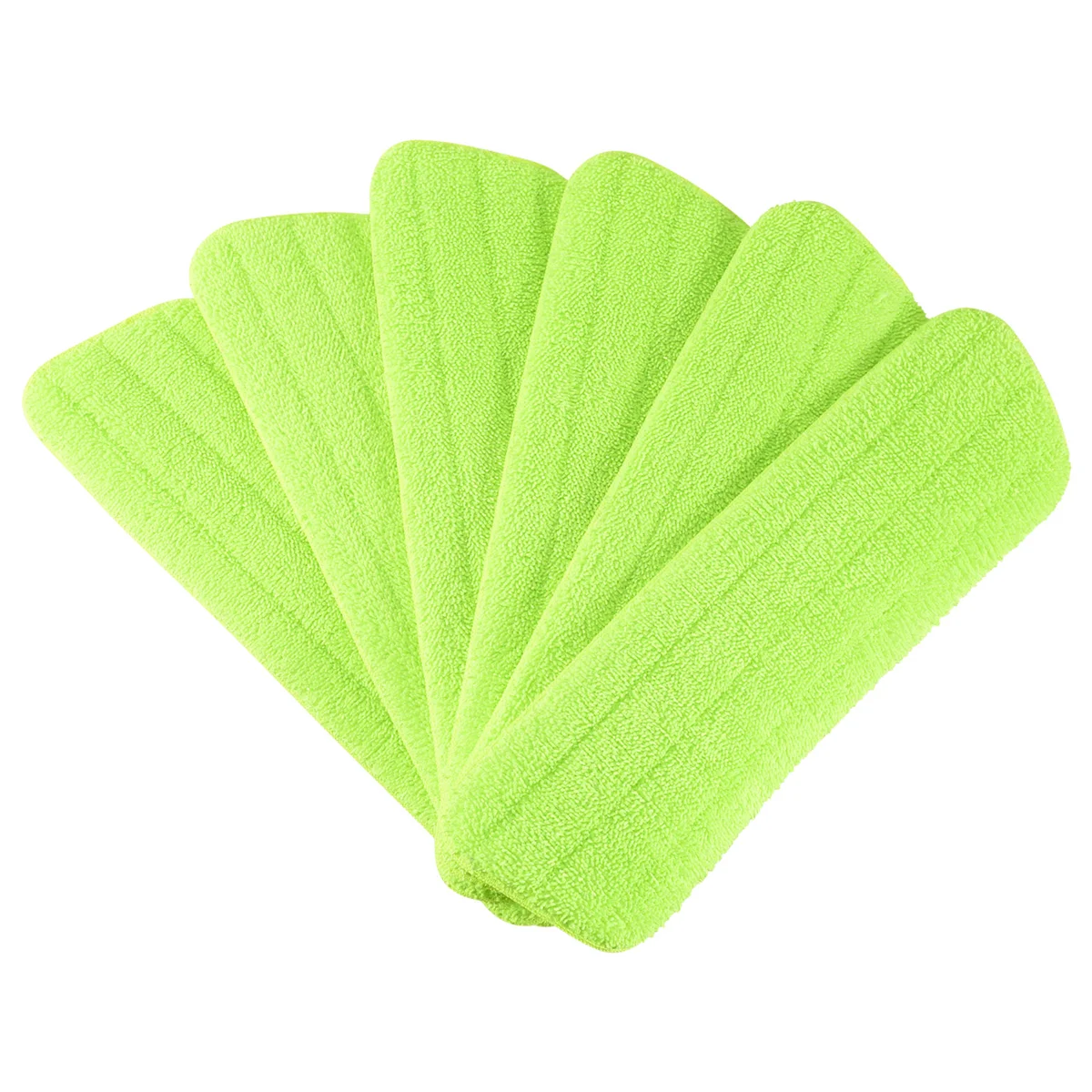 Mop Limpeza Almofada Molhada para Todos os Esfregões e Esfregões, Revelar, Lavável, 6 Pcs