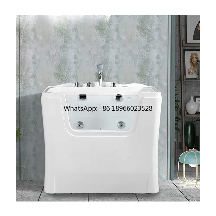 Pujia PJ-7312 hot sale bathing sink animal pool bathtub pet cleaning and grooming   SPA bathtub for cat and dog