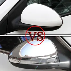 2Pcs ABS Chrome Car Side Rearview Mirror Cover Protection Sequins Trim for Chevrolet Cruze Sedan Hatchback 2009-2014