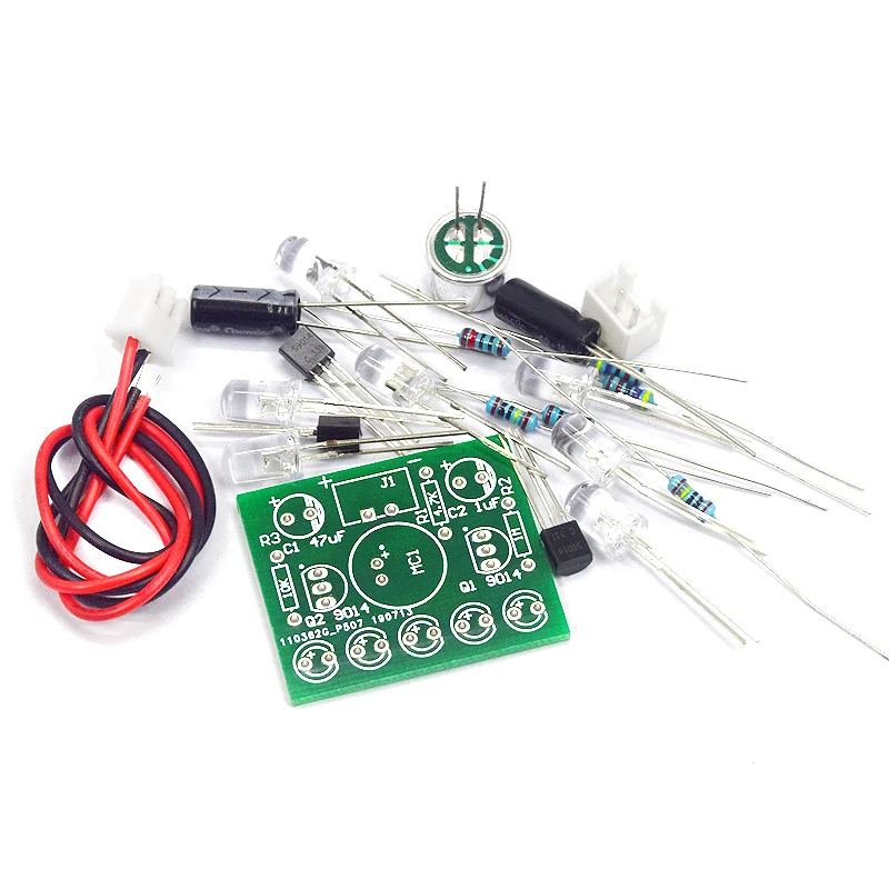 3V-5.5V Voice Activated Control Lamp LED Melody Light Module DIY Electronic Funny Kit Production Suite Learning PCB Laboratory