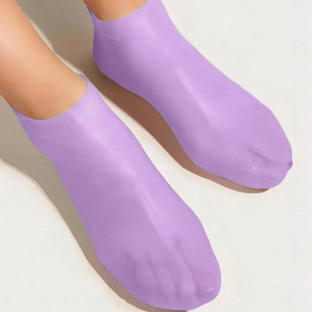 

1pair Moisturizing Silicone Gel Socks for Dry Cracked Feet Nourishing Skin Lubricating Full Foot Care Massage Socks Manicur Q4H6