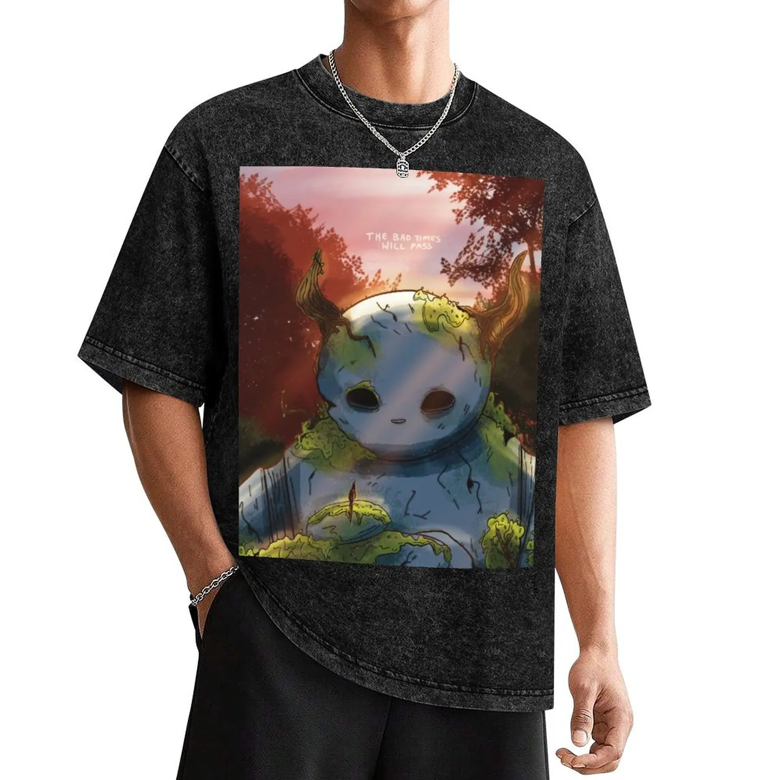 

The Bad Times Will Pass (Giant Series) T-Shirt anime clothes affliction shirts graphics fitted t shirts for men