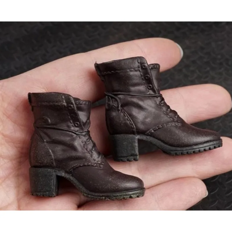 

1/6 Scale AS004 Crimson Witch Aging Female Doll Shoes Solid Boots Model for 12inch Tbl Action Figures Body