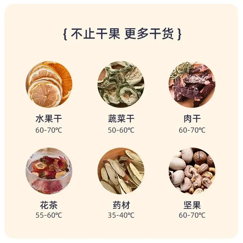 Secador de frutas, alimentos, frutas y verduras, carne, secador de alimentos, pequeño deshidratador de alimentos para el hogar, desidratador de carne seca para alimentos