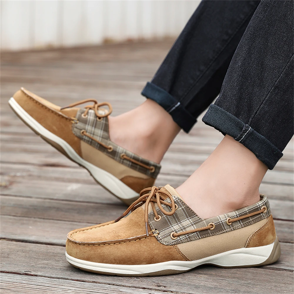 Luxuriöse Boots-Loafer für Herren in Übergröße – hochwertiges PU-Obermaterial, atmungsaktives Futter, weiche Einlegesohlen, rutschfeste Sohle, leicht und bequem – Detail 11