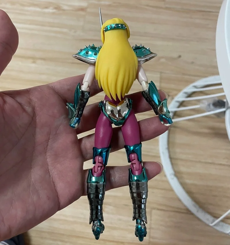 Goodtony Saint Seiya Myth Cloth Ex Action Figure - Chameleon June Knight Of Zodiac Zilver verzamelspeelgoed Verjaardagscadeaus Voorverkoop