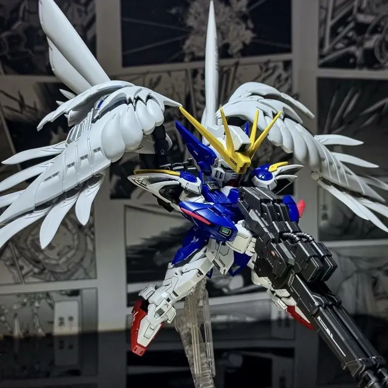 สินค้าพร้อมส่ง GAOGAO รุ่น XXXG-00W0 Wing Zero MGSD สีฟ้าไอซ์บลู ฟิกเกอร์แอคชั่น ชุดประกอบโมเดล ของเล่นหุ่นยนต์พลาสติก ของขวัญ