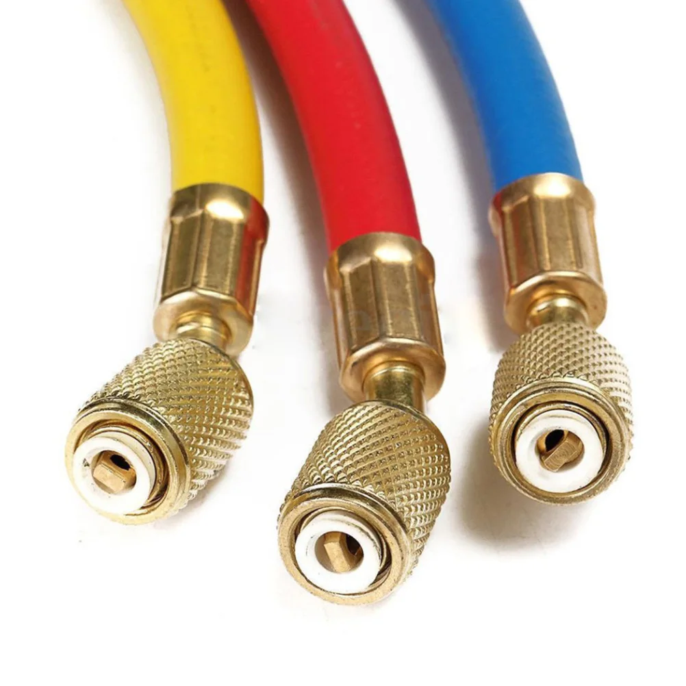 

60 Inch Fluorine-added Tube Refrigeration Tools Hvac Gauge Hose Air Conditioner Charging for Auto Filling