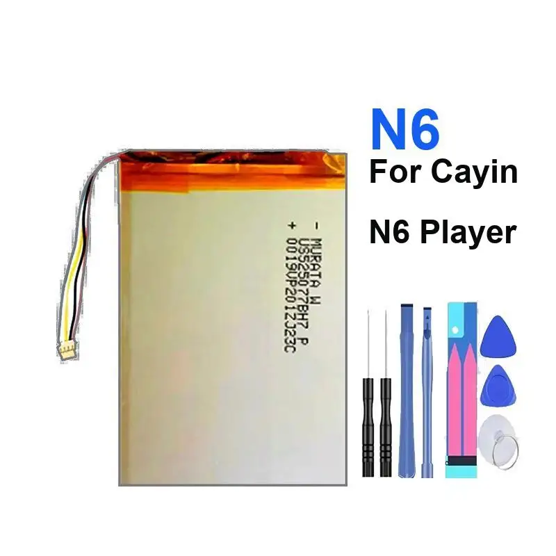 Music Player Battery For Cayin N6 Prolonged Performance