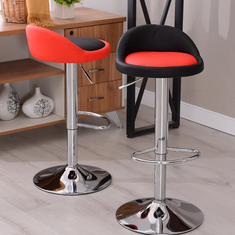 

Designer Chair Height Adjustable Bar Lightweight Garden Furniture Swivel Stool Wooden Chairs Home Ergonomic Beauty Salon Metal