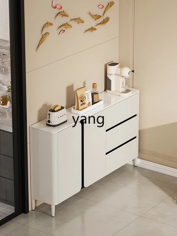 Yjq Dining Edge Modern Minimalist Ultra-Thin Storage Cabinet Living Room Integrated Wall Storage Extremely Narrow Storage