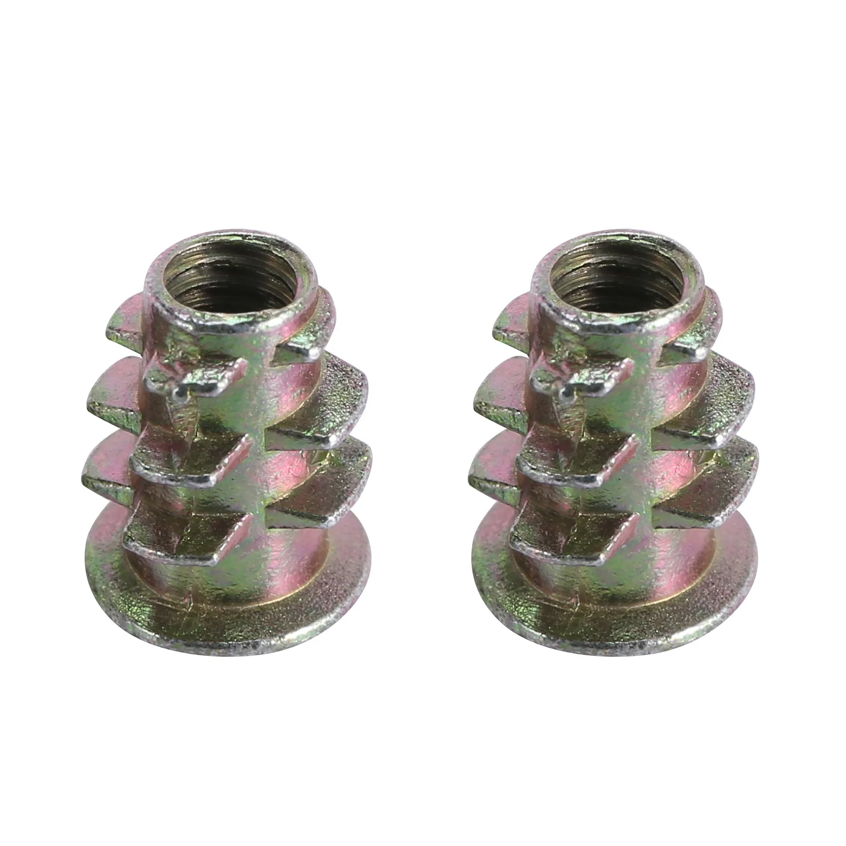 BISM1 M4x10mm واجهة الخيط المسمار إدراج المكسرات 60 قطعة للأثاث الخشبي