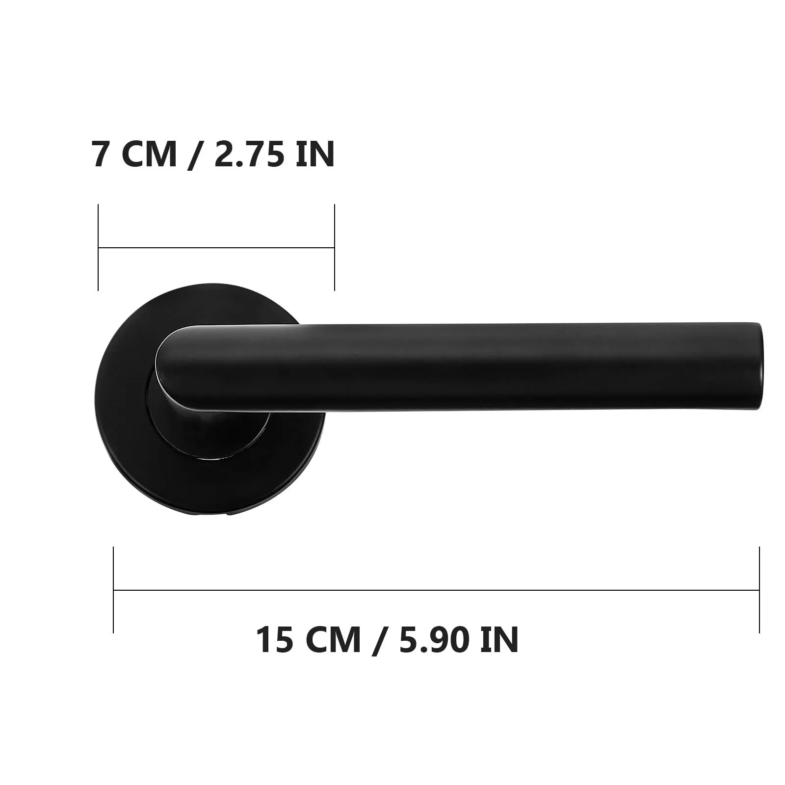 1 مجموعة كتم أقفال الأبواب الفولاذ المقاوم للصدأ قفل الحمام الداخلي للأبواب اليسرى أو اليمنى L شكل المنزل قفل غرفة نوم منفصل #3