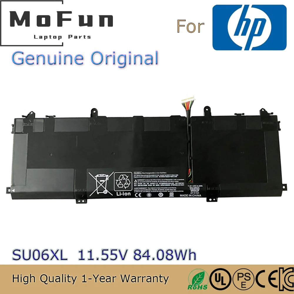 

Brand New Original SU06XL 11.55V 84.08Wh Laptop Battery for HP Spectre x360 15 HSTNN-DB8W 15-DF0000 15-DF0000NF