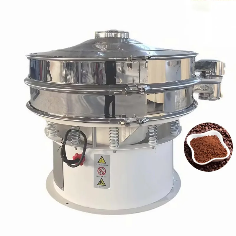 Rotary Vibrating Screen Food Grade Stainless Steel Vibrating Screen High Efficiency Vibrating Screen Fragrance Screening Machine