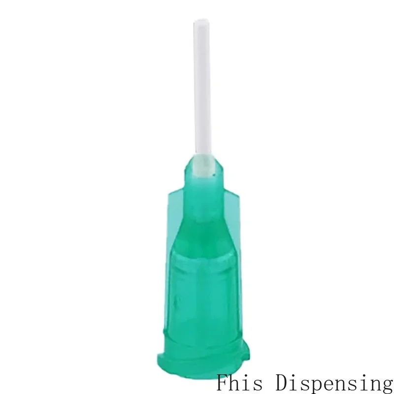 Needle Tube Length 12.7mm 0.5 Inch PP Flexible Needle 18G Pack of 100 Glue Dispensing