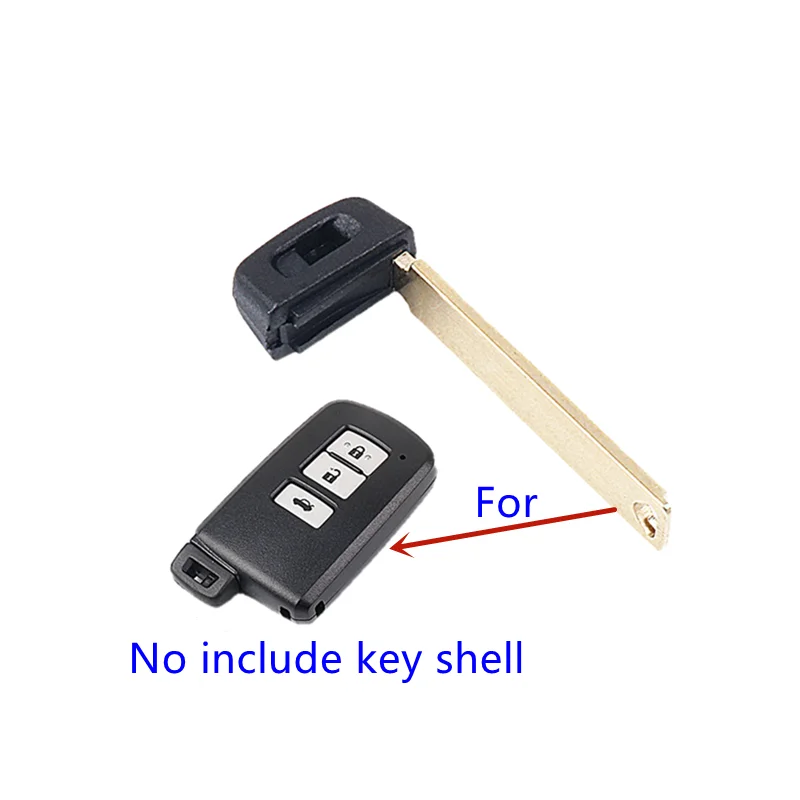 10pcs/lot Emergency Key Blade For Toyota / Insert Key For Toyota Smart Key / The Smart Key Shell On Picture Is Not Included