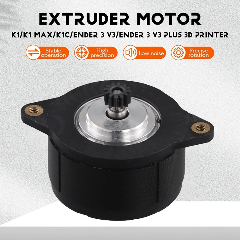 Upgrade Extruder 36 Stepper Motor 1.8 Degree 2 Phase Tooth Gear For K1/K1 Max/K1 C/Ender 3 V3/Plus 3D Printer