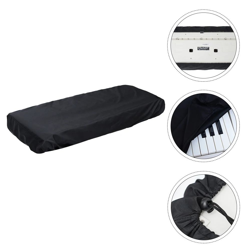 

Dustproof Electronic Piano Cover Keyboard Digital Drawstring Elastic Keys Accessories Tag