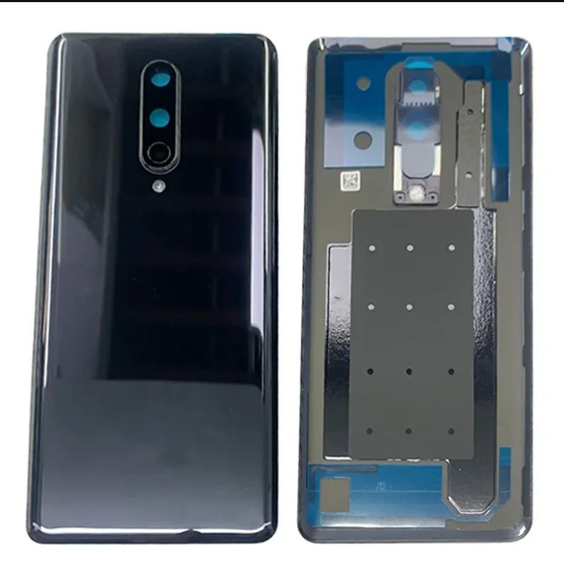 Battery Cover Rear Door Housing Case For OnePlus 8 Back Cover with Camera Frame Lens Logo Repair Parts