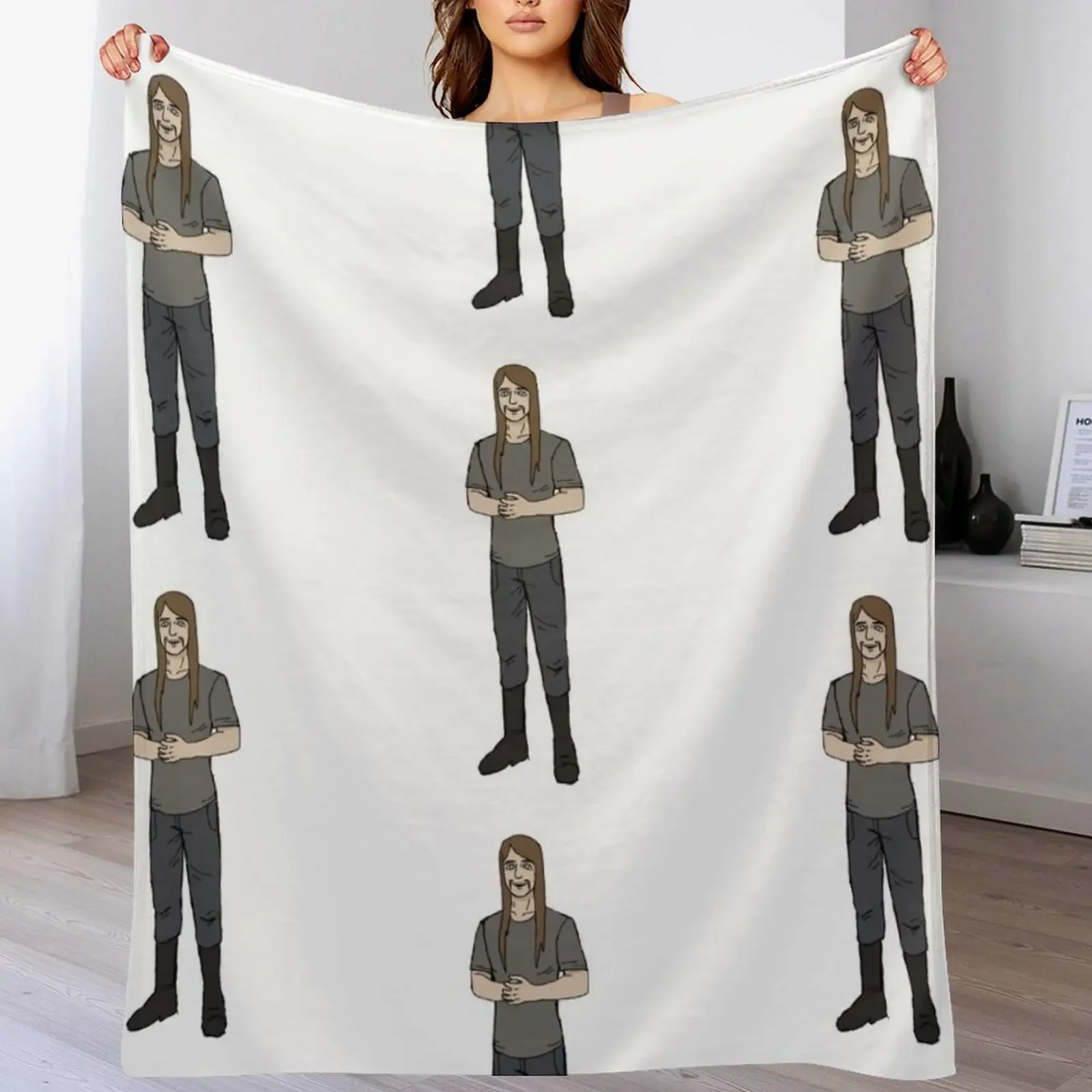 

Toki wartooth Throw Blanket For Sofa Thin Blankets For Baby Warm Winter beds Blankets