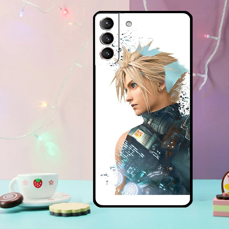 Final Fantasy Case For Samsung Galaxy S23 Ultra S22 S24 Plus Note 10 20 S8 S9 S10 S21 FE S20 FE Cover