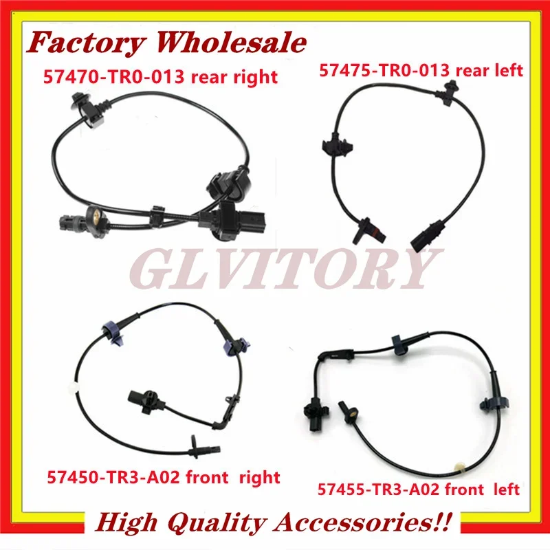 

Датчик скорости колеса для Honda Civic 12-15 Acura ILX 13-15 спереди и сзади LR 57455-TR3-A02 57450-TR3-A02 57475-TR0-013 57470-TR0-013