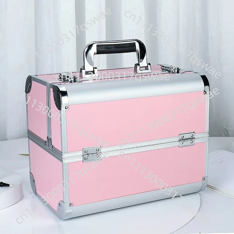 Handheld large-capacity portable multi-layer storage box large toolbox