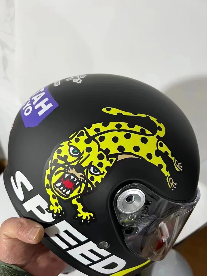Full Face Motorcycle helmet glamster Cheetah Custom Cycles TC2