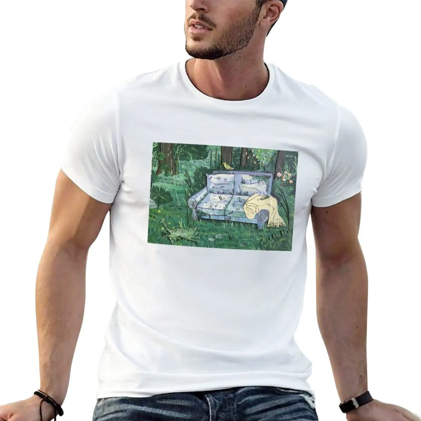 rest here until you're ready to move forward (aka coch) T-Shirt cute tops mens clothing