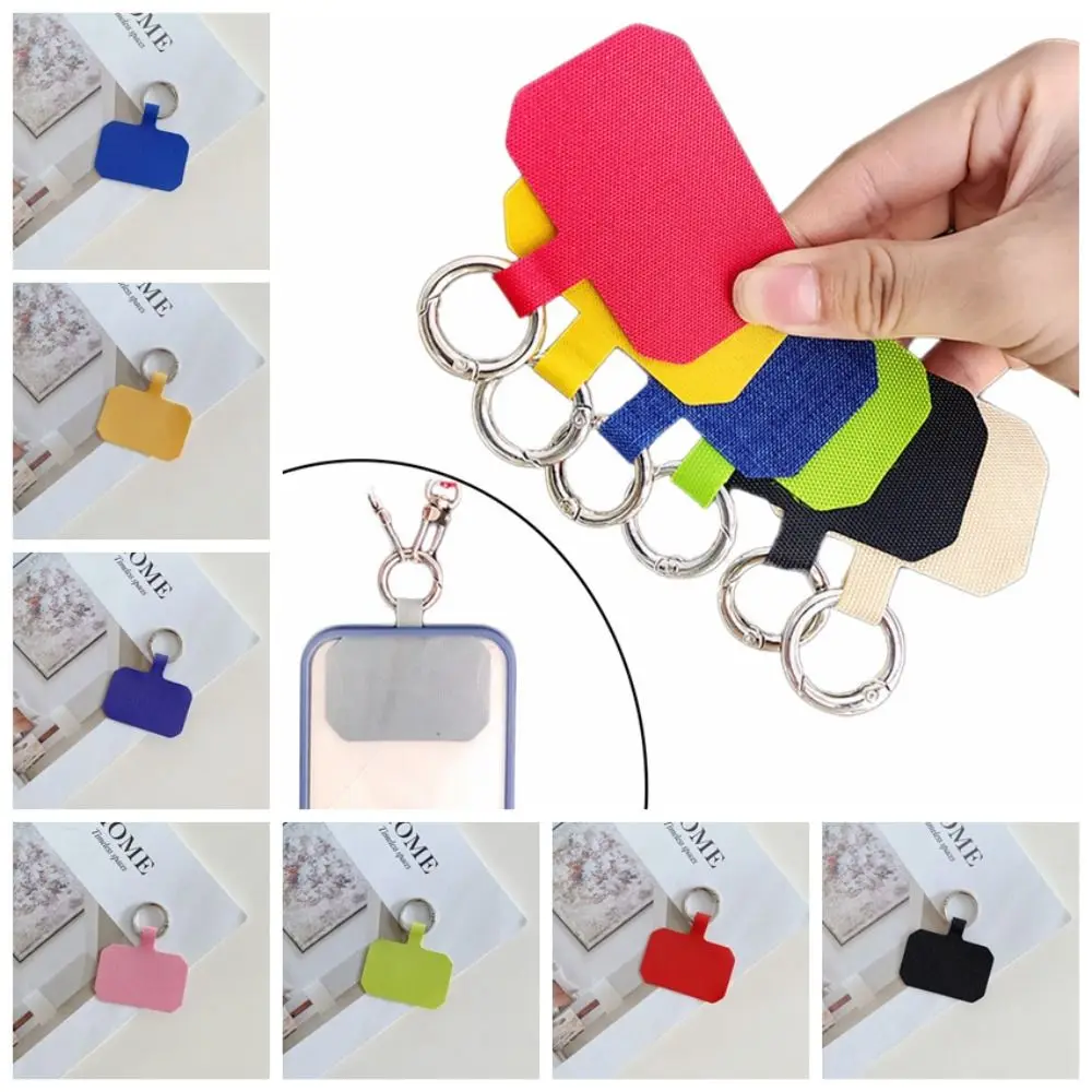 

Oxford Cloth Mobile Phone Lanyard Clip Patch Anti-lost Multicolor Mobile Phone Safety Lanyard Patch Metal Detachable