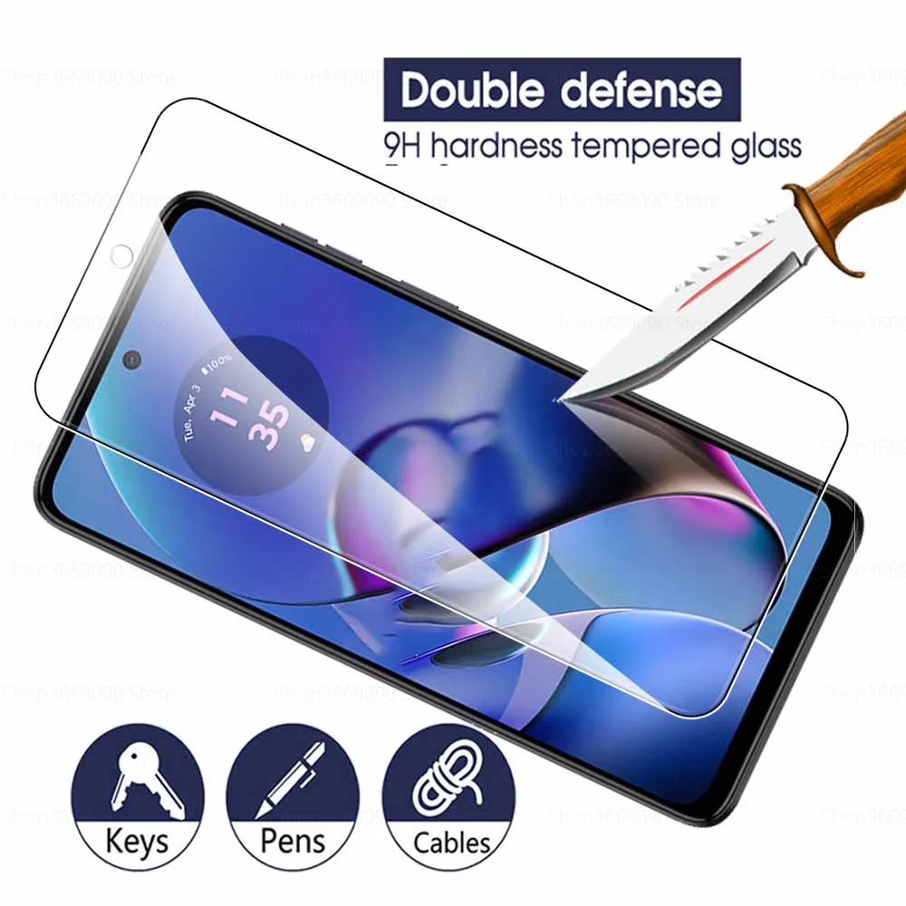 2PCS Tempered Glass Case For Motorola Moto G54 G84 G14 G24 G34 Protective Glass Moto G64 G04 G04S G 54 MotoG04 MotoG54 MotoG24