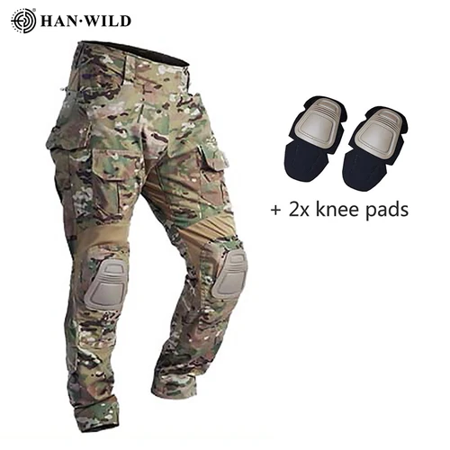 Airsoft-Pantalones tácticos de camuflaje G3 para hombre, ropa de trabajo, pantalones de senderismo al aire libre, pantalones de caza, ropa de escalada