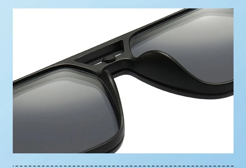 VCKA 6 In 1 Pilot Polarisierte Myopie Sonnenbrille 2025 NEUE Magnetische Clip Männer Frauen Gläser Optische Verordnung Brillen -0,5 bis -6,0 – Detail 5