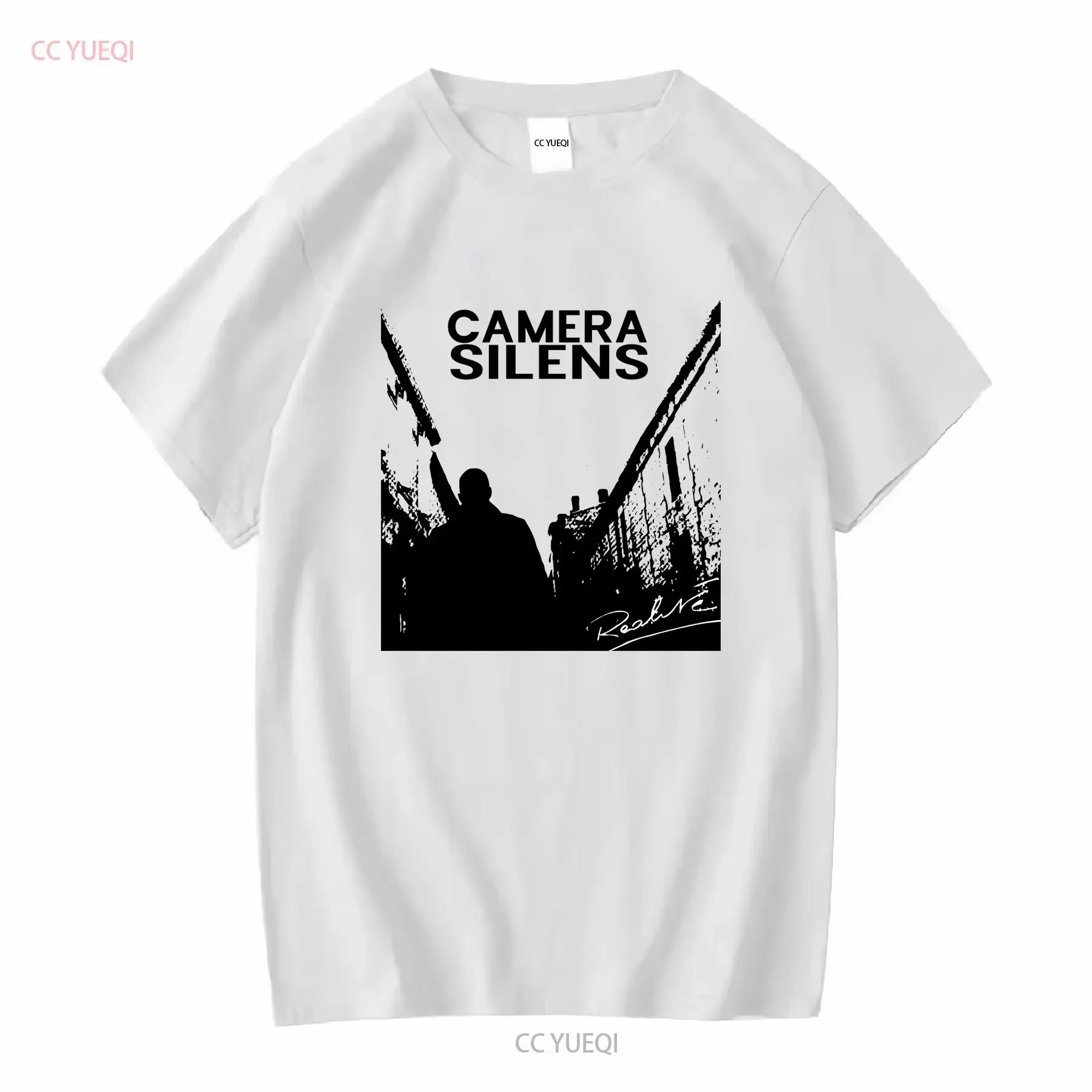 Camera Silens 'Realite' T Shirt punk oi french nabat sect blitz kbd long or short sleeves vintage Washed Stylish Breathable
