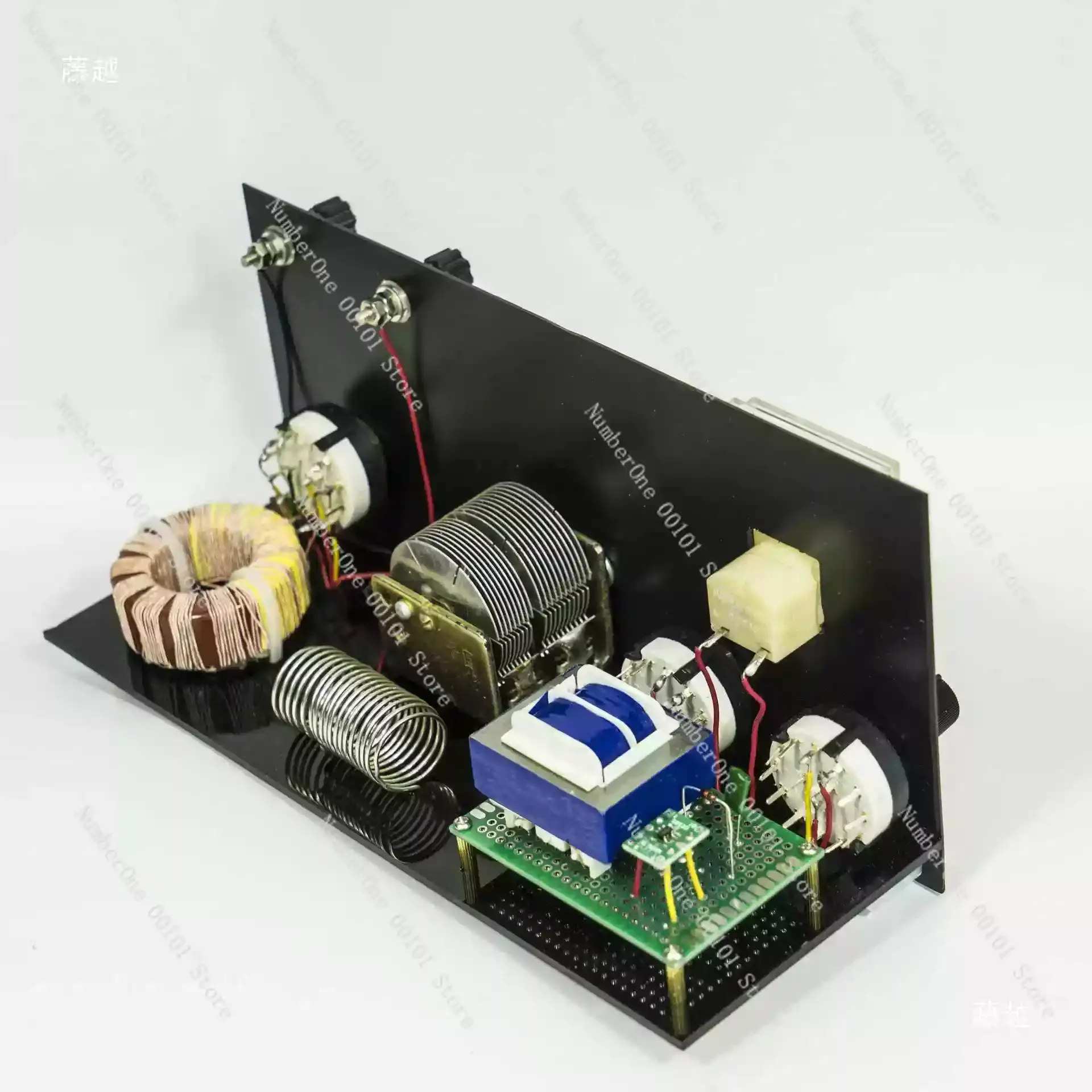 Shortwave Crystal Radio Kit – DIY Ore Radio Receiver for Education, Hobbyist Electronics Experiment with Tuning Coil