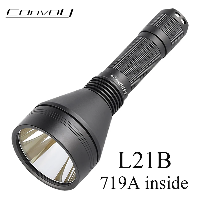 Convoy L21B Flashlight with 719A Led Linterna High Power 21700 Torch Flash Light Lightweight Long Range Lanterna Camping Lamp