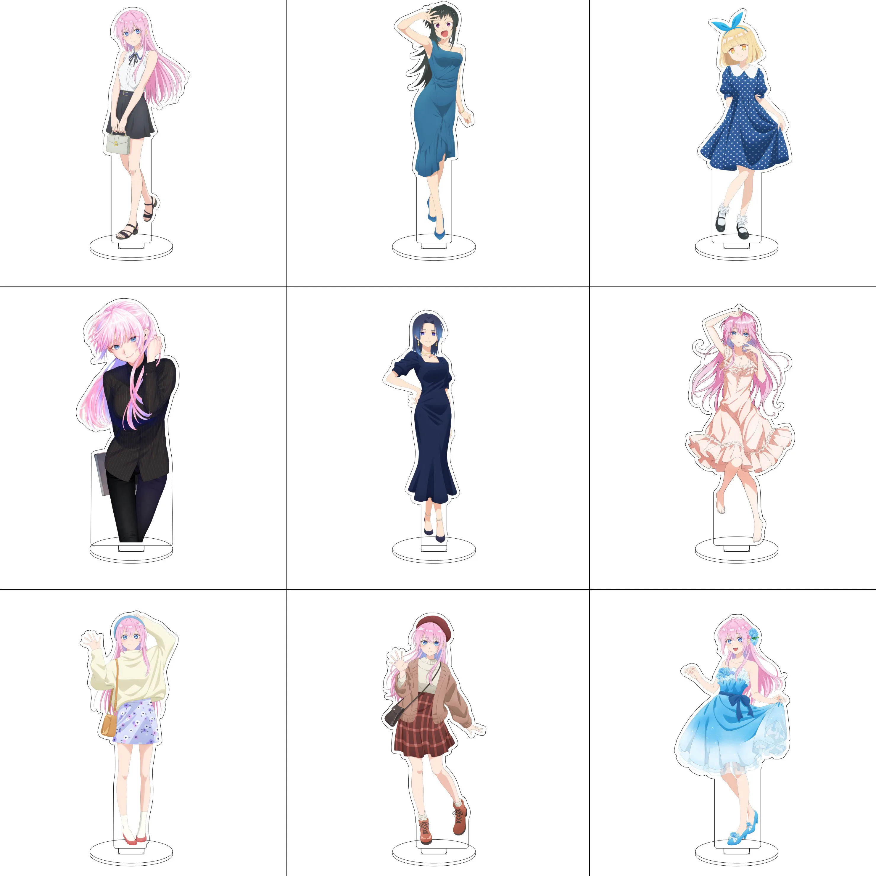 16CM Anime Shikimori's Not Just a Cutie Cosplay acrílico soporte adornos Izumi Shikimori Miyako figura soporte regalos de Halloween