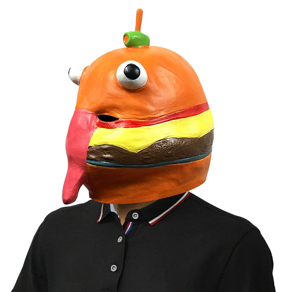 Latex-Kohlkopfmaske, Halloween-Kostüm für Maskenball-Partys, Gesichtsmasken-Requisiten – Detail 2