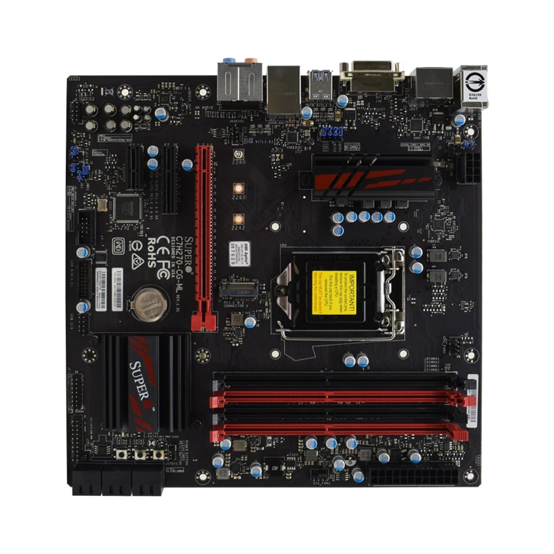 Supermicro C7H270-CG-ML Motherboard Support i7-7700K i5-7600 i5-6500 i3-7100 CPU 4xDDR4 2400Mhz 64GB HDMI LGA1151 mATX Mainboard