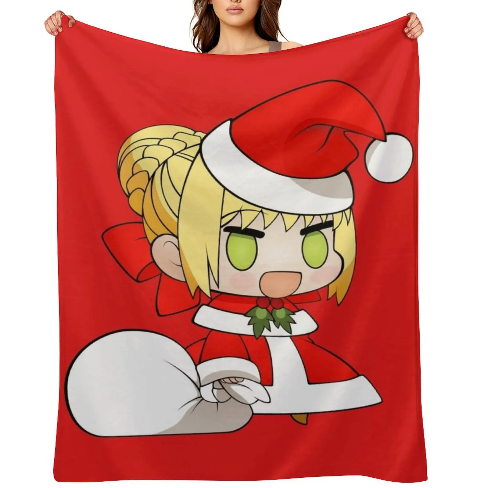 Padoru Throw Blanket Plush Baby Moving Hairy Blankets