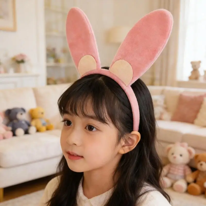 Realistic Animal Ear Hairband Elastic Design For Role Play And Daily Wear Halloween Photo Props
