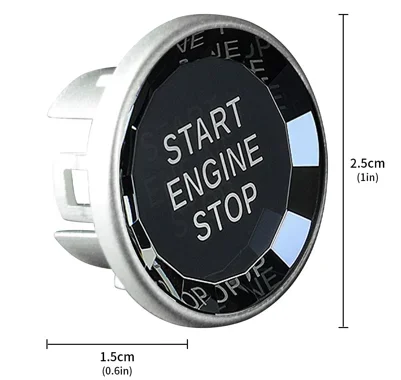 

For Jaguar XE XF 2017-2020 Push Start Button Crystal Style - Premium Car Interior Decoration, Luxury Accessories