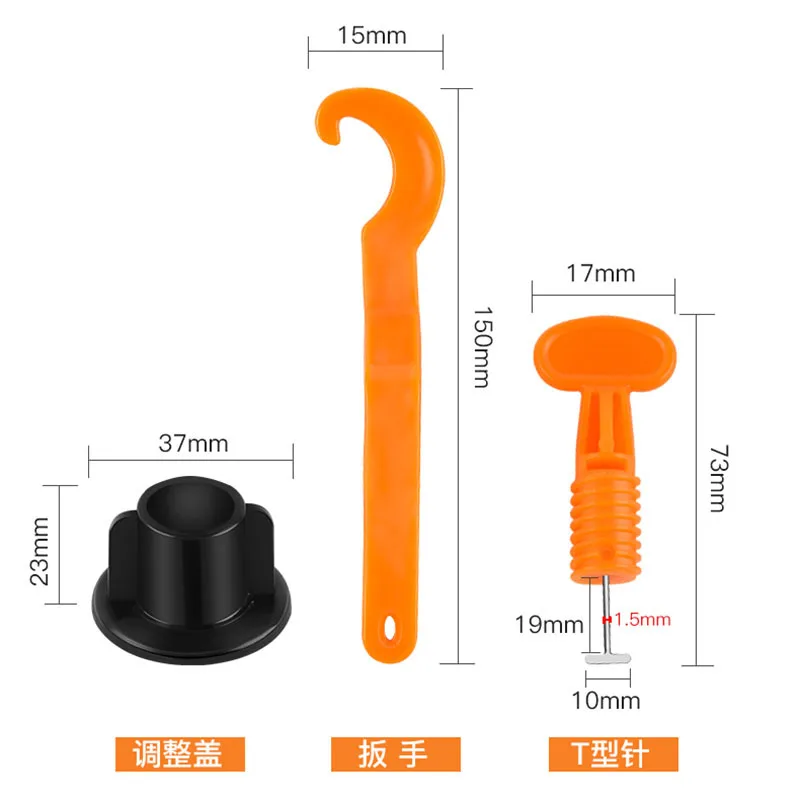 102Pcs Tile Leveling System Construction Tool Set Uses Leveling System for Tile Laying Manual Tile Leveling Tools Set